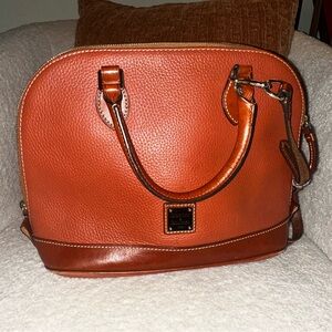 Dooney and Bourke Pebble Grain Zip Zip Satchel